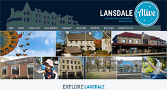 Desktop Screenshot of lansdalealive.com
